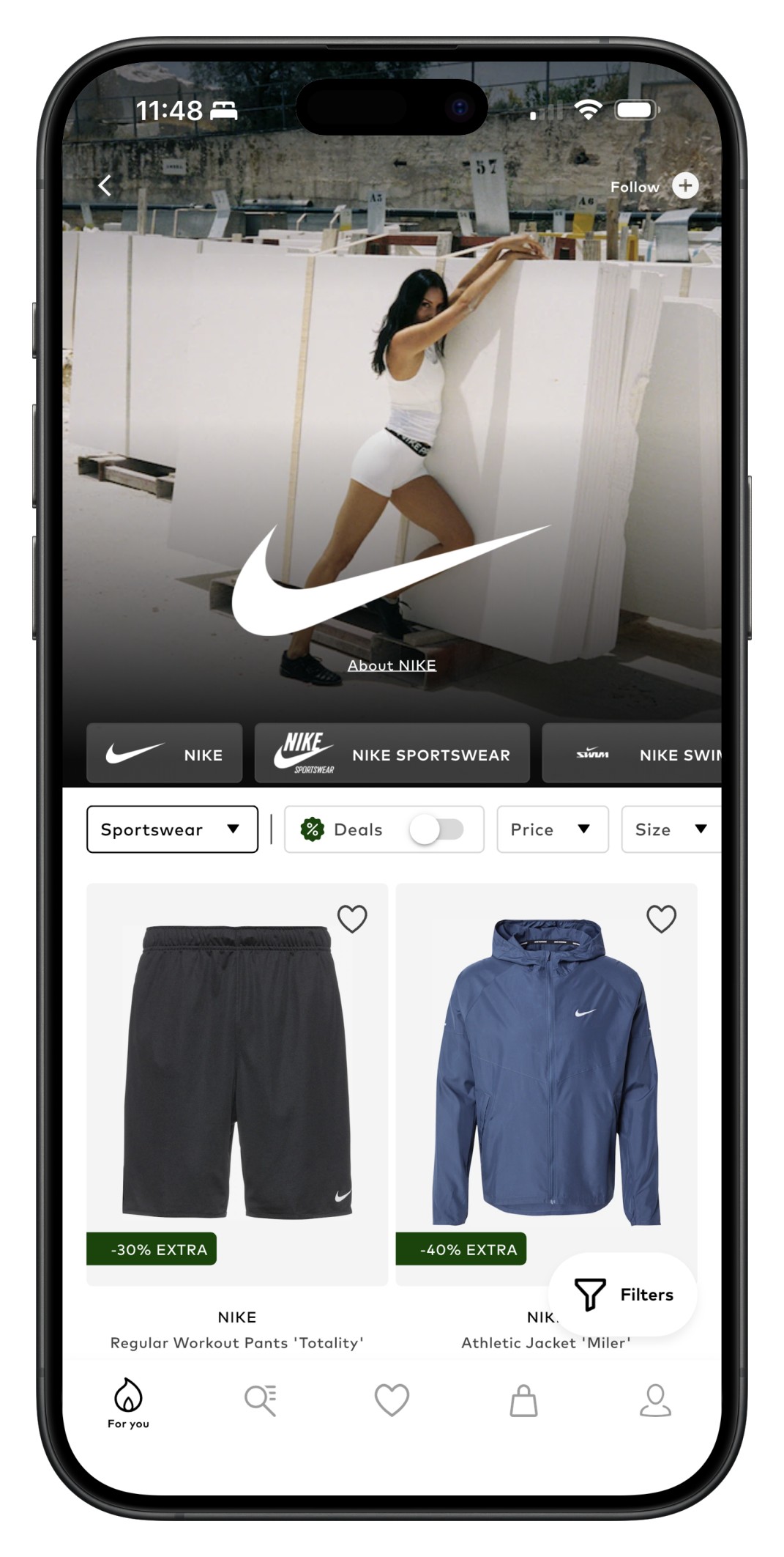 ABOUT YOU app showcase